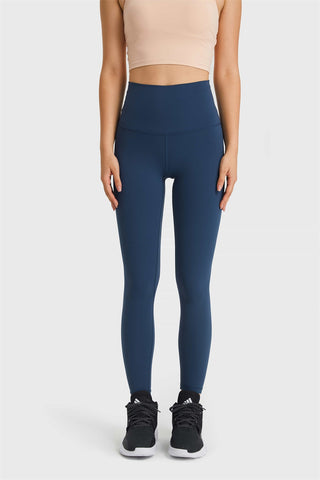 Shop Navy Ultra Soft High Waist Leggings - High-Quality U.S. Made Women’s Fashion with Free & Fast Shipping