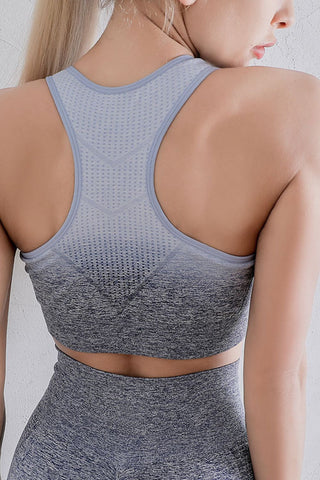 Shop Gradient Racerback Sports Bra - High-Quality U.S. Made Women’s Fashion with Free & Fast Shipping