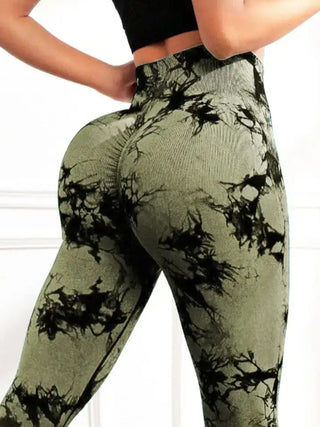 Shop Tie-Dye High Waist Active Leggings - High-Quality U.S. Made Women’s Fashion with Free & Fast Shipping