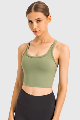 Shop Millennia Racerback Sports Bra - High-Quality U.S. Made Women’s Fashion with Free & Fast Shipping