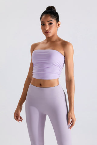 Shop Ribbed Active Bandeau Top - High-Quality U.S. Made Women’s Fashion with Free & Fast Shipping