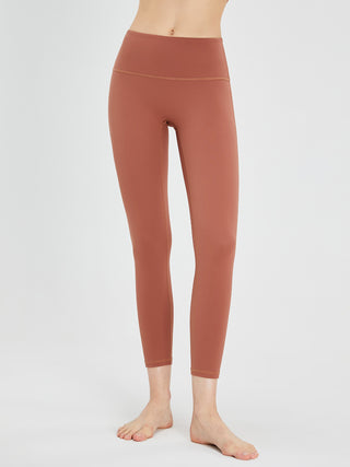 Shop Dusty Pink High Waist Active Pants - High-Quality U.S. Made Women’s Fashion with Free & Fast Shipping