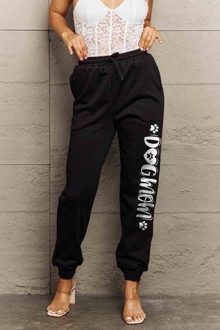 Shop Simply Love Simply Love Full Size Drawstring DOG MAMA Graphic Long Sweatpants - High-Quality U.S. Made Women’s Fashion with Free Fast Shipping