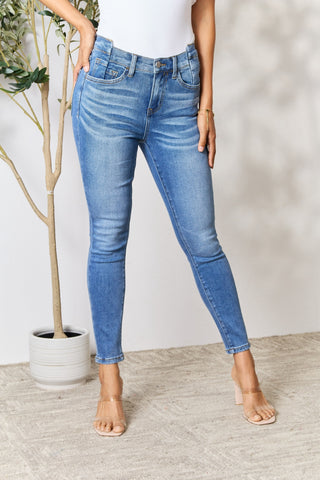 Shop Medium BAYEAS Skinny Cropped Jeans - High-Quality U.S. Made Women’s Fashion with Free & Fast Shipping