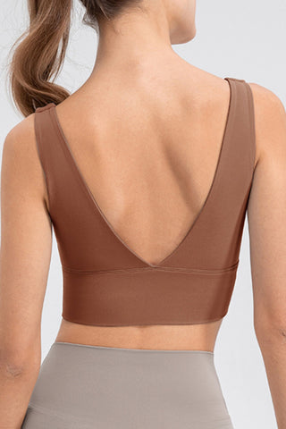 Shop Scoop Neck Wide Strap Active Tank - High-Quality U.S. Made Women’s Fashion with Free & Fast Shipping