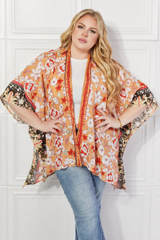 Shop Justin Taylor Peachy Keen Cover-Up Kimono - High-Quality U.S. Made Women’s Fashion with Free & Fast Shipping