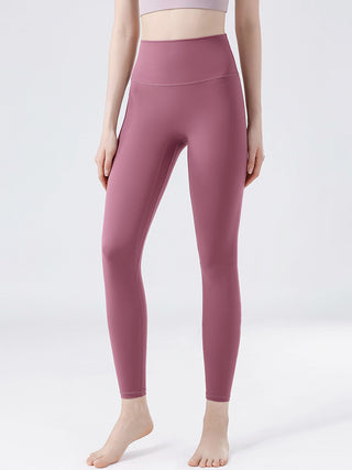 Shop Pink Purple High Waist Active Pants - High-Quality U.S. Made Women’s Fashion with Free & Fast Shipping