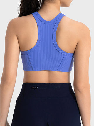 Shop Millennia Wide Strap Cropped Sport Tank - High-Quality U.S. Made Women’s Fashion with Free & Fast Shipping