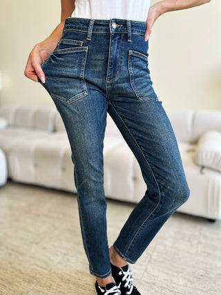 Shop Judy Blue Full Size High Waist Skinny Jeans - High-Quality U.S. Made Women’s Fashion with Free & Fast Shipping