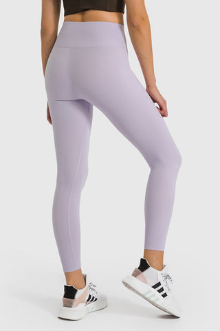 Shop High Waist Ankle-Length Yoga Leggings - High-Quality U.S. Made Women’s Fashion with Free & Fast Shipping