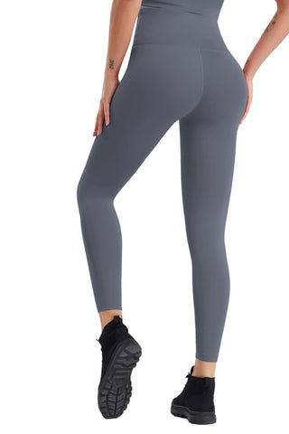 Shop High Waist Wide Waistband Active Pants - High-Quality U.S. Made Women’s Fashion with Free & Fast Shipping