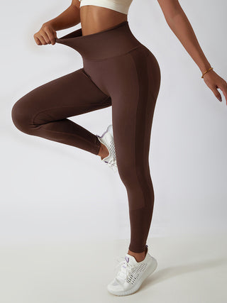 Shop Wide Waistband High Waist Active Leggings - High-Quality U.S. Made Women’s Fashion with Free & Fast Shipping