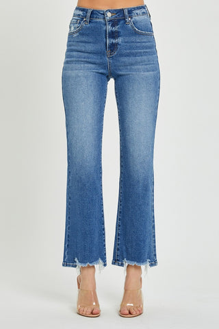 Shop RISEN High Rise Straight Jeans - High-Quality U.S. Made Women’s Fashion with Free & Fast Shipping