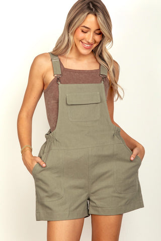 Shop VERY J Adjustable Suspender Overalls with Pockets - High-Quality U.S. Made Women’s Fashion with Free & Fast Shipping