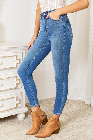 Shop Judy Blue Full Size High Waist Skinny Jeans - High-Quality U.S. Made Women’s Fashion with Free & Fast Shipping