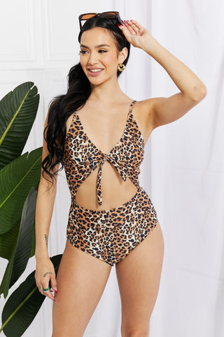 Shop Marina West Swim Lost At Sea Cutout One-Piece Swimsuit - High-Quality U.S. Made Women’s Fashion with Free Fast Shipping