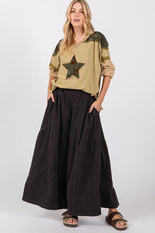 Shop SAGE + FIG High Rise Corduroy Wide Leg Pants - High-Quality U.S. Made Women’s Fashion with Free & Fast Shipping