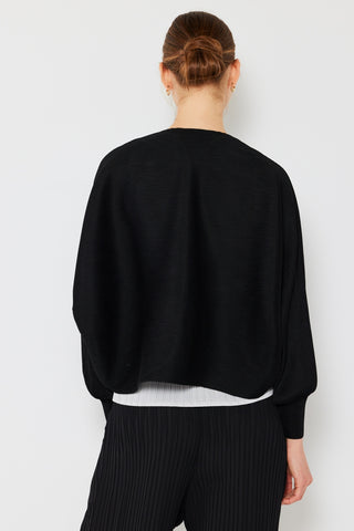 Shop Marina West Swim Rib Pleated Puff Sleeve Bolero Cardigan - High-Quality U.S. Made Women’s Fashion with Free & Fast Shipping