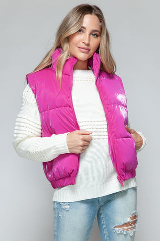 Shop Snobbish Fine Fur Lining Quilted Vest - High-Quality U.S. Made Women’s Fashion with Free Fast Shipping