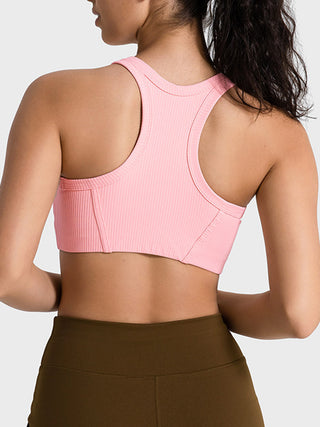 Shop Millennia Wide Strap Cropped Sport Tank - High-Quality U.S. Made Women’s Fashion with Free & Fast Shipping