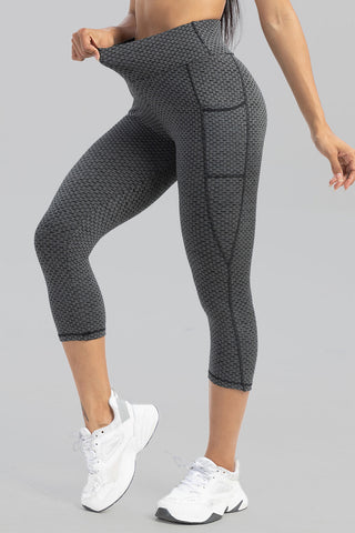 Shop Contrast Stitching High Waist Active Pants - High-Quality U.S. Made Women’s Fashion with Free & Fast Shipping