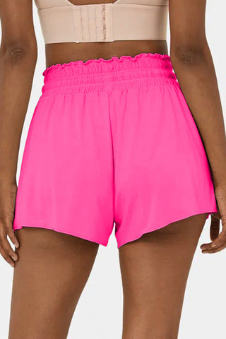 Shop Drawstring Swim Shorts with Pockets - High-Quality U.S. Made Women’s Fashion with Free Fast Shipping