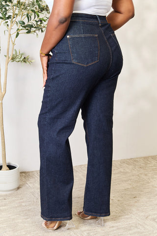 Shop Judy Blue Full Size High Waist Wide Leg Jeans - High-Quality U.S. Made Women’s Fashion with Free Fast Shipping