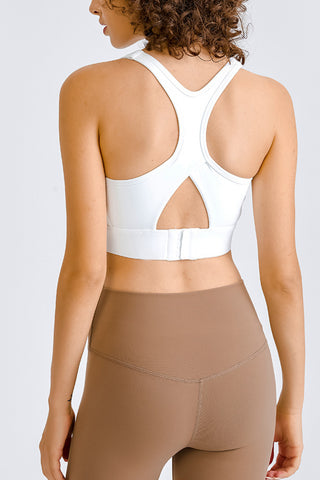 Shop Millennia Cross Back Yoga Crop Top - High-Quality U.S. Made Women’s Fashion with Free & Fast Shipping