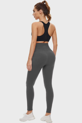 Shop Pocketed High Waist Active Leggings - High-Quality U.S. Made Women’s Fashion with Free & Fast Shipping