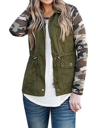 Shop Drawstring Waist Vest with Pockets - High-Quality U.S. Made Women’s Fashion with Free & Fast Shipping