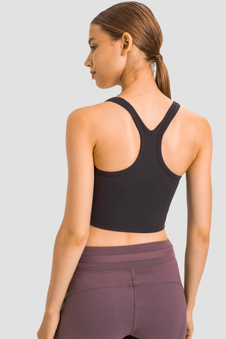 Shop Millennia Racerback Sports Bra - High-Quality U.S. Made Women’s Fashion with Free & Fast Shipping