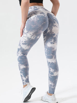 Shop Tie-Dye High Waist Active Leggings - High-Quality U.S. Made Women’s Fashion with Free & Fast Shipping