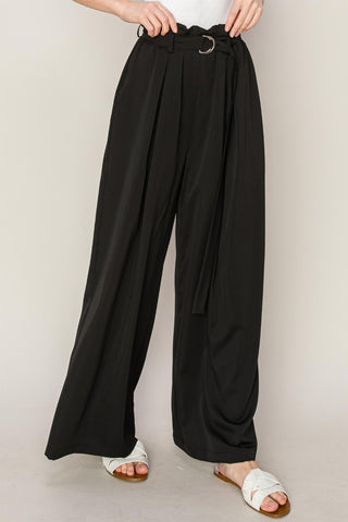 Shop HYFVE Paperbag Waist Wide Leg Pants - High-Quality U.S. Made Women’s Fashion with Free & Fast Shipping