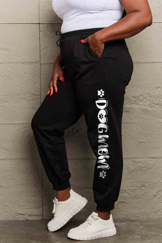 Shop Simply Love Simply Love Full Size Drawstring DOG MAMA Graphic Long Sweatpants - High-Quality U.S. Made Women’s Fashion with Free Fast Shipping