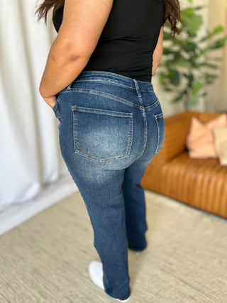 Shop RFM Full Size High Rise Straight Tummy Control Jeans - High-Quality U.S. Made Women’s Fashion with Free Fast Shipping