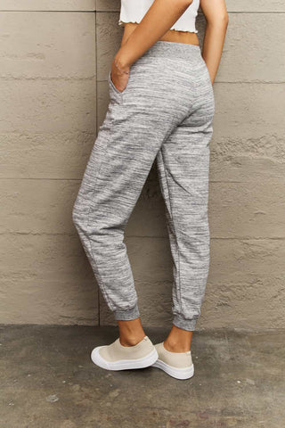 Shop Ninexis Full Size Tie Waist Long Sweatpants - High-Quality U.S. Made Women’s Fashion with Free Fast Shipping