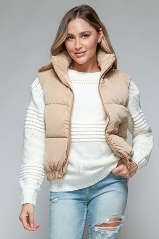 Shop Snobbish Fine Fur Lining Quilted Vest - High-Quality U.S. Made Women’s Fashion with Free Fast Shipping