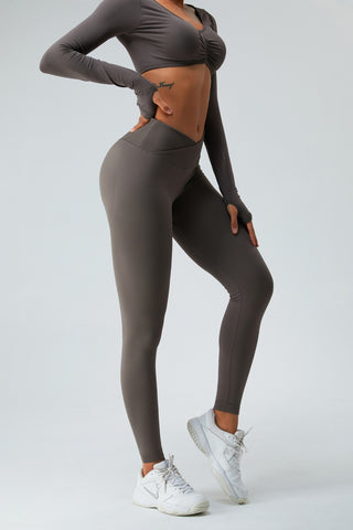 Shop High Waist Active Pants - High-Quality U.S. Made Women’s Fashion with Free & Fast Shipping