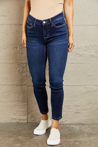 Shop BAYEAS Mid Rise Slim Jeans - High-Quality U.S. Made Women’s Fashion with Free Fast Shipping