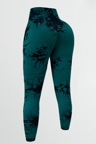 Shop Printed High Waist Active Leggings - High-Quality U.S. Made Women’s Fashion with Free & Fast Shipping