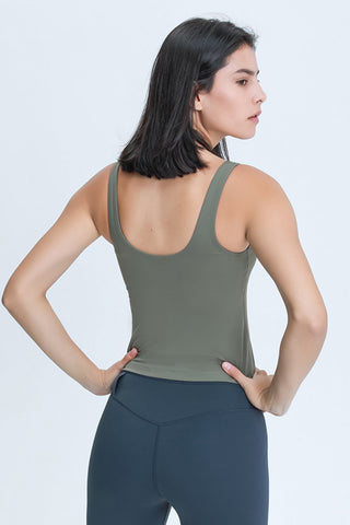 Shop Millennia V Neck Active Tank - High-Quality U.S. Made Women’s Fashion with Free & Fast Shipping