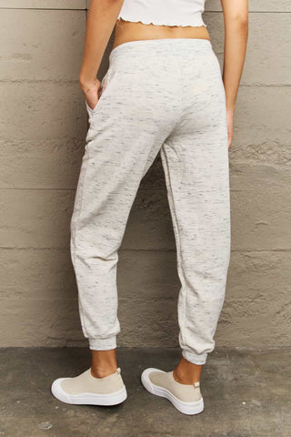 Shop Ninexis Full Size Tie Waist Long Sweatpants - High-Quality U.S. Made Women’s Fashion with Free Fast Shipping