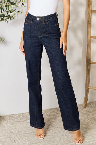 Shop Judy Blue Full Size High Waist Wide Leg Jeans - High-Quality U.S. Made Women’s Fashion with Free & Fast Shipping