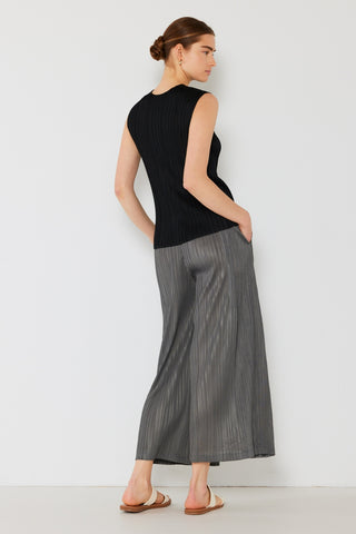 Shop Marina West Swim Pleated Wide-Leg Pants with Side Pleat Detail - High-Quality U.S. Made Women’s Fashion with Free & Fast Shipping