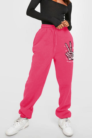 Shop Simply Love Simply Love Full Size Drawstring DAY YOU DESERVE Graphic Long Sweatpants - High-Quality U.S. Made Women’s Fashion with Free & Fast Shipping