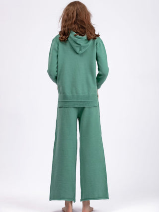 Shop Long Sleeve Hooded Sweater and Knit Pants Set - High-Quality U.S. Made Women’s Fashion with Free Fast Shipping