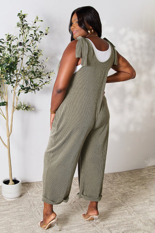 Shop Celeste Full Size Straight Overall with Pockets - High-Quality U.S. Made Women’s Fashion with Free & Fast Shipping