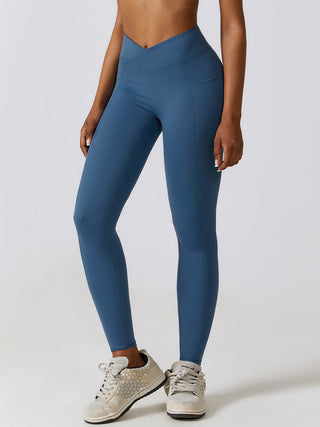 Shop Wide Waistband Active Leggings - High-Quality U.S. Made Women’s Fashion with Free & Fast Shipping