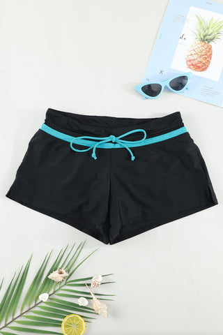 Shop Full Size Drawstring Swim Shorts - High-Quality U.S. Made Women’s Fashion with Free & Fast Shipping