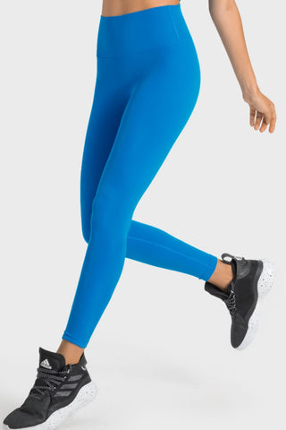 Shop High-Rise Wide Waistband Yoga Leggings - High-Quality U.S. Made Women’s Fashion with Free & Fast Shipping